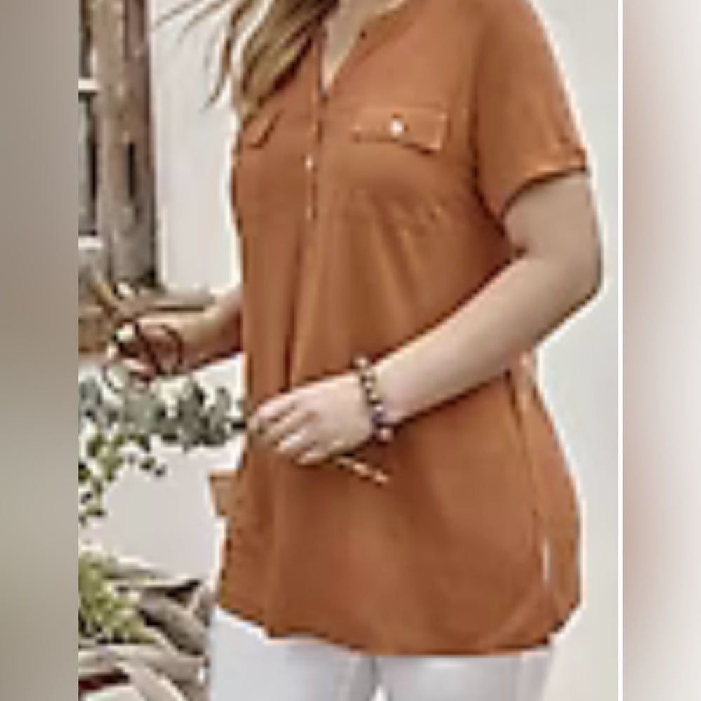 COPY - JJill Linen Blend Blouse
